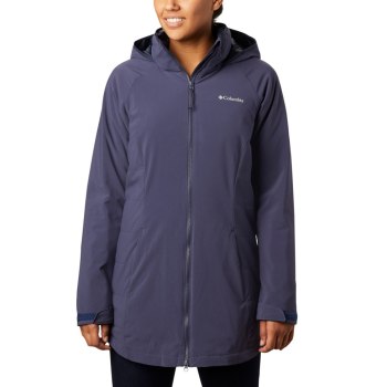 Columbia Cleveland Crest Long, Chamarras Azul Marino Para Mujer | 290564-YEQ